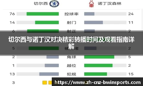 切尔西与诺丁汉对决精彩转播时间及观看指南详解